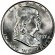 1957 Franklin Silver Half Dollar Coin - Choice BU