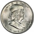 1953-D Franklin Silver Half Dollar Coin - Choice BU