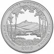 2013 White Mountain Silver Proof Quarter Coin - Gem Proof