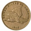 1858 Flying Eagle Cent Coin - Small Letters - Extremely Fine