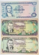 Lot of 3 Bank of Jamaica Notes - $10, $100, $100 - Nice Circulated Condition
