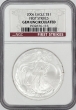 2006 1 oz American Silver Eagle Coin - NGC Gem Uncirculated First Strike