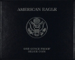 2008-W American Proof Silver Eagle Box & COA (NO Coin)