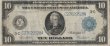 1914 $10.00 Federal Reserve Note - Large Type - Very Fine
