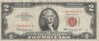 1963 $2.00 U.S. Star Note - Red Seal - Fine / Very Fine
