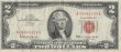 1963 $2.00 U.S. Note - Red Seal - Fine / Very Fine