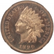 1890 Proof Indian Head Cent Coin - NGC PF-65 RB - NGC Price Guide $745