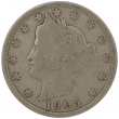 1905 Liberty Head V Nickel Coin - Fine