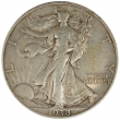 1938 Walking Liberty Silver Half Dollar Coin - Extremely Fine