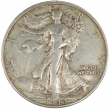 1942-D Walking Liberty Silver Half Dollar Coin - Extremely Fine to About Uncirculated