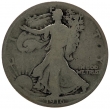 1916 Walking Liberty Silver Half Dollar Coin - Good