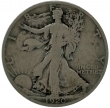 1920-D Walking Liberty Silver Half Dollar Coin - Fine