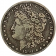 1891-O Morgan Silver Dollar Coin - VAM 1A1 - Clashed E - Very Fine +