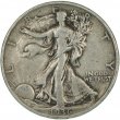 1916-1947 20-Coin 90% Silver Walking Liberty Half Dollar Roll - Avg. Circ.
