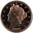1 oz Copper Round - 1883 Liberty Nickel Design