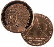 1 oz Copper Round - American Indian Series - Chief Red Cloud Design