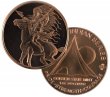 1 oz Copper Round - American Indian Series - Red Horse Design