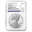 2026-W 1 oz Proof American Silver Eagle Coin - Dual Date 250th Anniversary Privy - NGC PF-69 Ultra Cameo Early Release - 250th Anniversary Label
