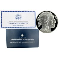 2001 Buffalo Commemorative Silver Dollar Coin (Proof)