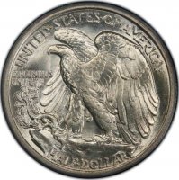 1934 Walking Liberty Silver Half Dollar Coin - BU
