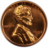 1952 Lincoln Proof Wheat Cent Coin - Brilliant Proof