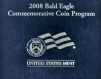 2008 Bald Eagle Commemorative Silver Dollar Coin (UNC)