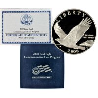 2008 Bald Eagle Silver Dollar (Proof)