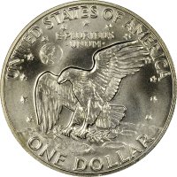 1973-S Eisenhower 40% Silver Dollar Coin - BU