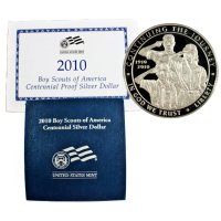 2010 Boy Scouts Of America Silver Dollar (Proof)