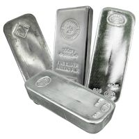 100 oz Silver Bar - Varied Condition and Mint