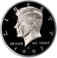 1997-S Kennedy Proof Half Dollar Coin - Choice PF