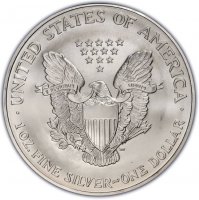 2004 1 oz American Silver Eagle Coin - Gem BU