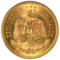 Mexican 10 Pesos Gold Coin - Random Date - BU