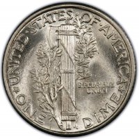 1927 Mercury Silver Dime Coin - Choice BU