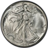 1941 Walking Liberty Silver Half Dollar Coin - BU