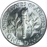 1961 Roosevelt Silver Dime Coin - Choice BU