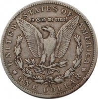 1889-CC Morgan Silver Dollar Coin - Very Fine +