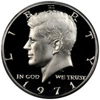 1971-S Kennedy Proof Half Dollar Coin - Choice PF
