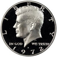 1972-S Kennedy Proof Half Dollar Coin - Choice PF
