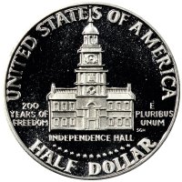 1776-1976-S 40% Silver Kennedy Proof Half Dollar Coin - Choice PF