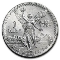 1982 1 oz Mexican Silver Libertad Coin - Gem BU