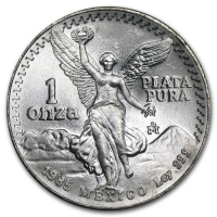 1985 1 oz Mexican Silver Libertad Coin - Gem BU