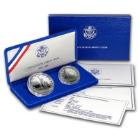 1986 Statue of Liberty Commemorative Set (Proof, 2 Coin)