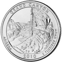 2010 Grand Canyon Quarter Coin - P or D Mint - BU