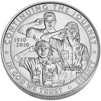 2010 Boy Scouts Of America Silver Dollar (UNC)
