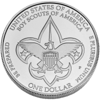 2010 Boy Scouts Of America Silver Dollar (U