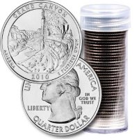 2010 40-Coin Grand Canyon Quarter Rolls - P or D Mint - BU