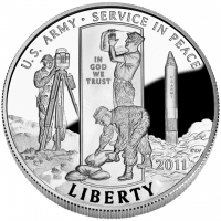 2011 United States Army Commemorative Half Dollar Coin (Proof)