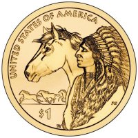 2012 Native American Golden Dollar Coin - P or D Mint