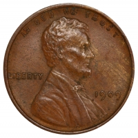 1909-VDB Lincoln Wheat Cent Coin - Borderline Uncirculated - Wholesale Bid!
